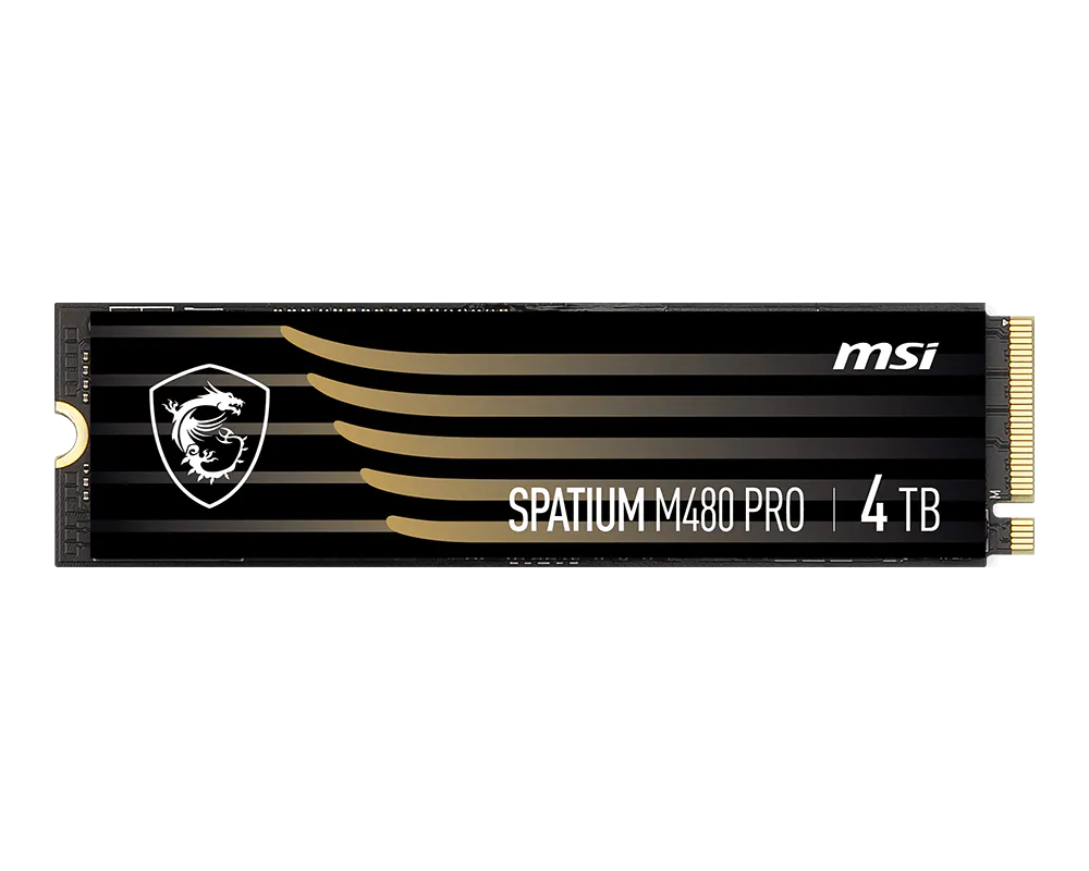 4TB MSI SPATIUM M480 PRO PCIe 4.0 NVMe M.2